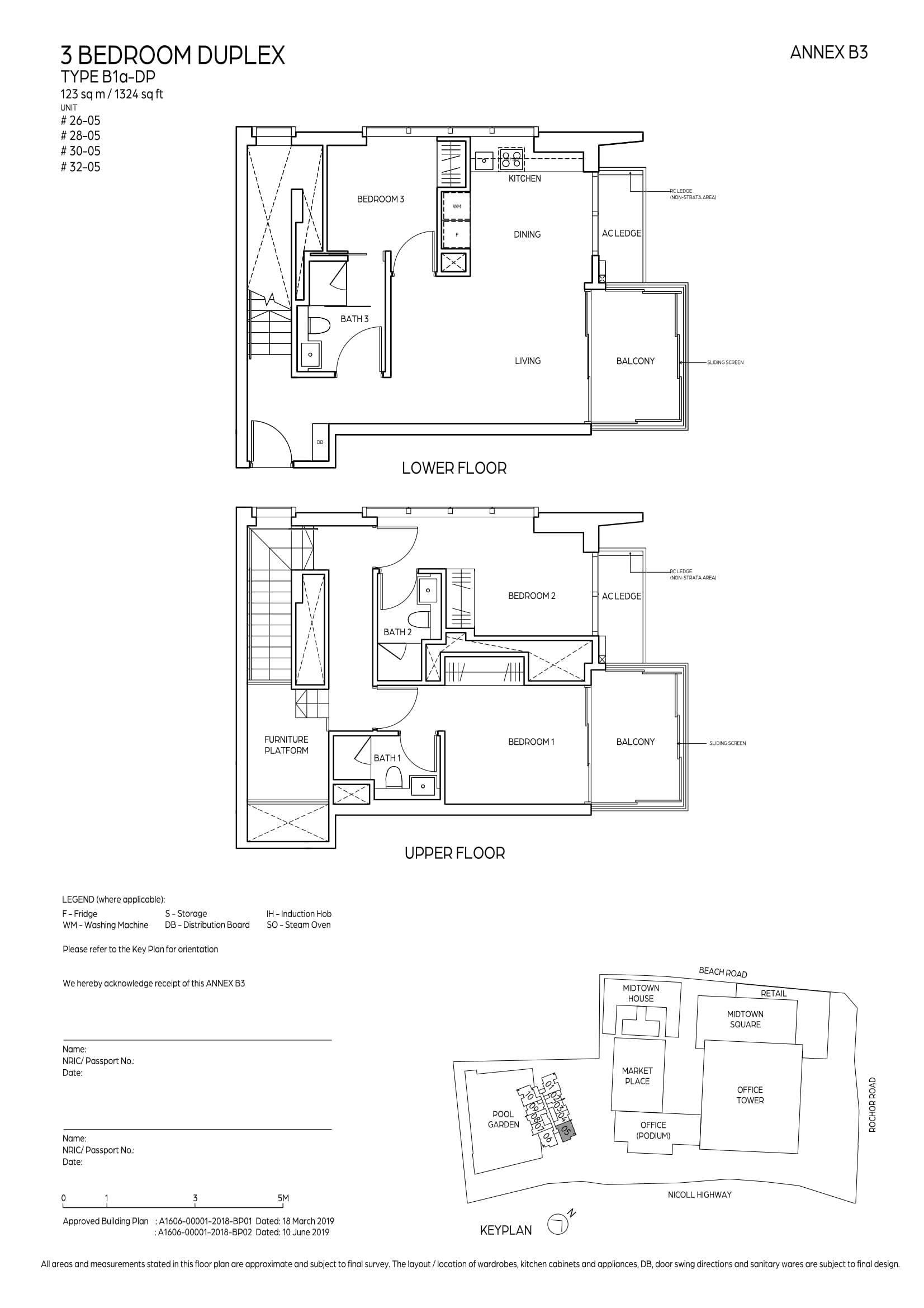 Midtown Bay 1 Bedroom Floor Plan 12